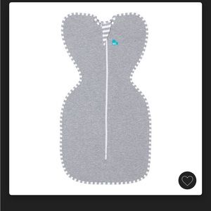 Gently used love to dream sleep sack, grey, size small